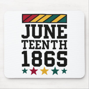 Juneteenth Celebrating Black Freedom 1865 African  Mouse Pad