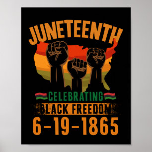 Juneteenth Celebrating Black Freedom 186 African Poster