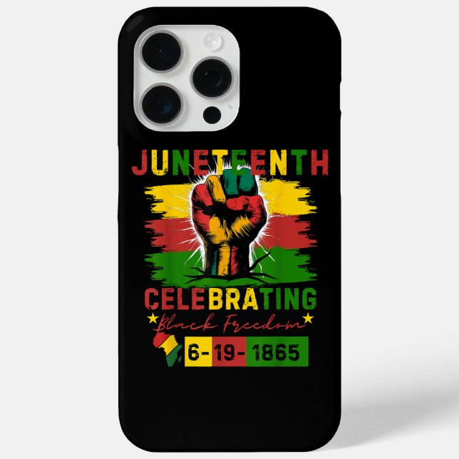 Juneteenth Celebrating Black Freedom Black History Case-Mate iPhone Case (Back)