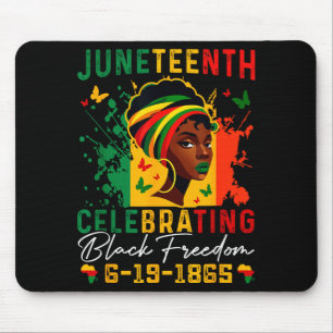 Juneteenth celebrating black freedom juneteenth mouse pad