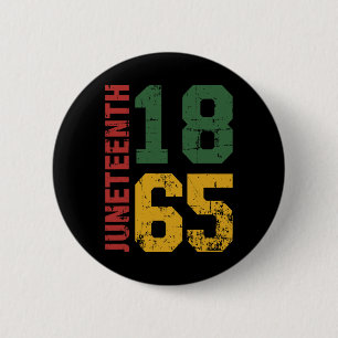 Juneteenth Celebrating Freedom In African History 6 Cm Round Badge