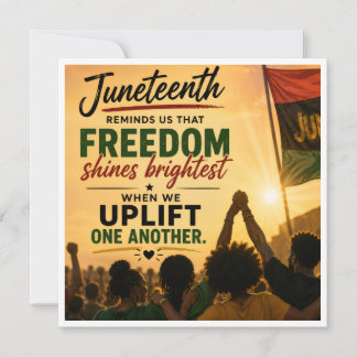Juneteenth Celebration Card