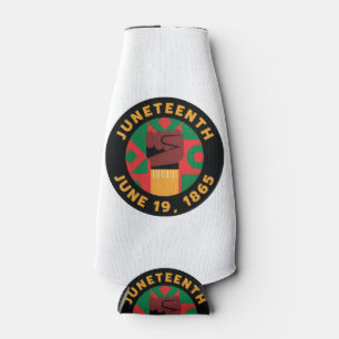 Juneteenth Celebration  Commemorating Freedom and  Bottle Cooler