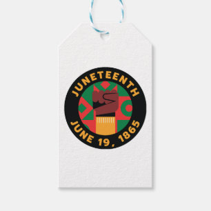 Juneteenth Celebration Commemorating Freedom and Gift Tags