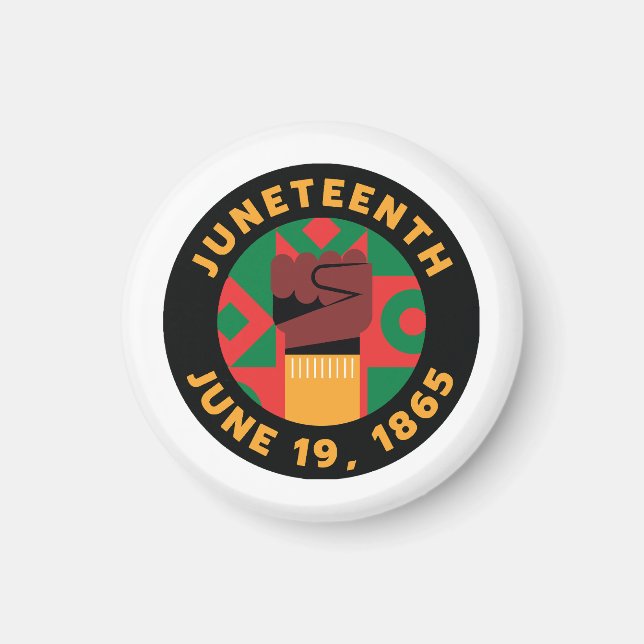 Juneteenth Celebration  Commemorating Freedom and  Magnet (Front)