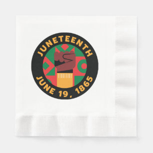 Juneteenth Celebration  Commemorating Freedom and  Napkin