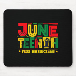 Juneteenth celebration free-ish since 1865 retro mouse pad