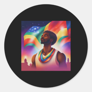 Juneteenth Celebration Liberation Freedom Day Classic Round Sticker