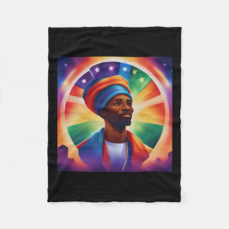 Juneteenth Celebration Liberation Freedom Day Fleece Blanket