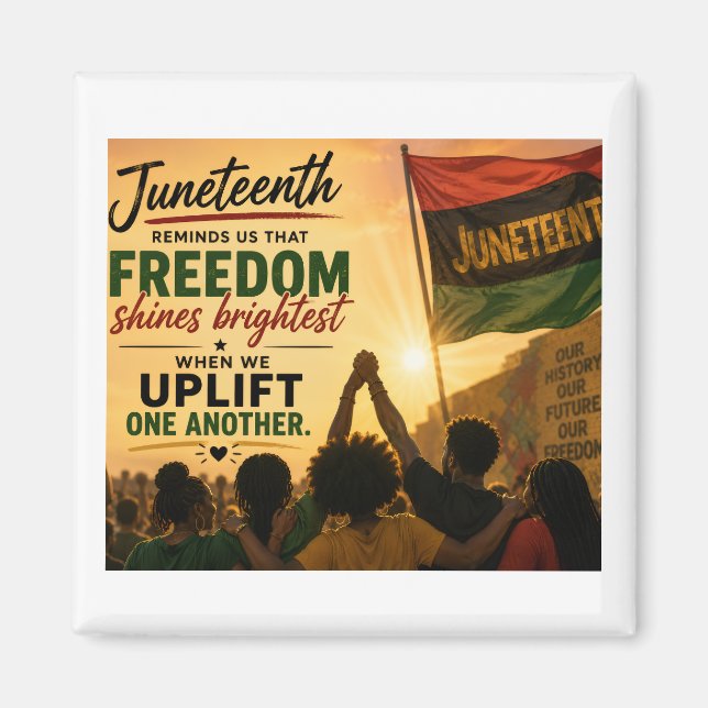 Juneteenth Celebration Magnet (Front)