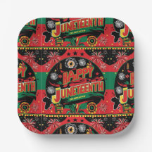 Juneteenth Celebration Plate