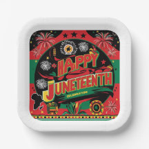 Juneteenth Celebration Plate