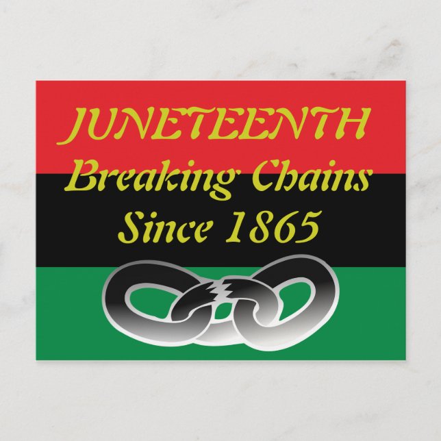 Juneteenth celebration post card (Front)