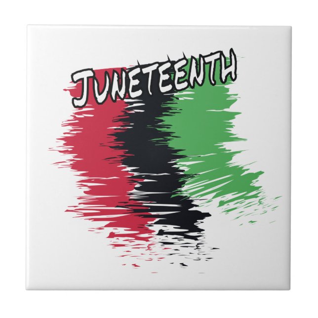 Juneteenth Ceramic Tile (Front)