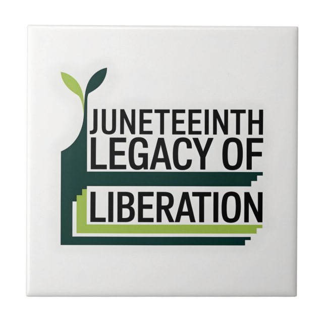 Juneteenth Ceramic Tile (Front)