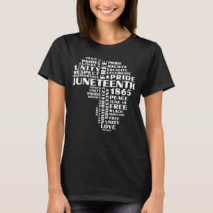 Juneteenth Cloud Black Power History African Proud T-Shirt