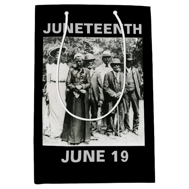 Juneteenth Day 1866: Celebration of Emancipation Medium Gift Bag (Front)