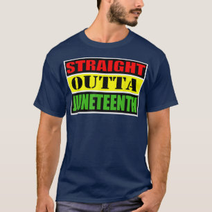 Juneteenth Day Black Woman Man Happy Holiday Indep T-Shirt