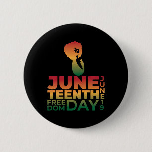 Juneteenth Day Celebrate - Juneteenth Freedom Day 6 Cm Round Badge