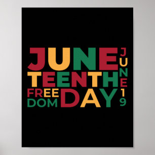 Juneteenth Day Celebrate - Juneteenth Freedom Day Poster