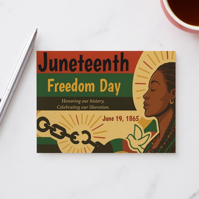 Juneteenth Declaration of Freedom  Holiday Card (Creator Uploaded)