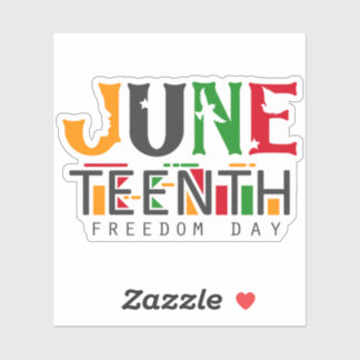 Juneteenth Die-Cut Sticker | Freedom Day Design
