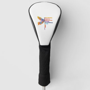 Juneteenth Dragonfly Golf Head Cover