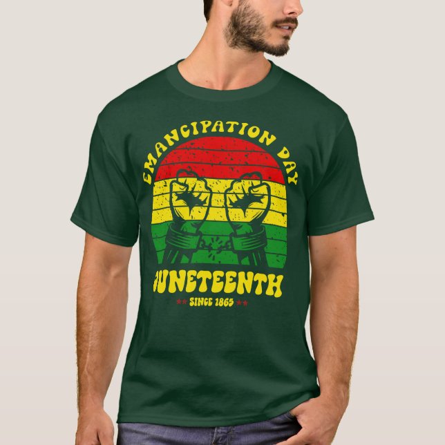 Juneteenth Emancipation Day T-Shirt (Front)