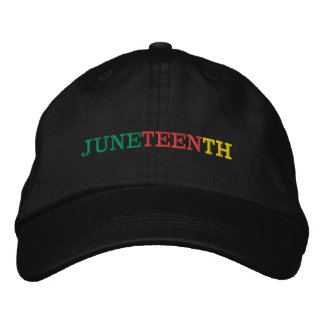 JUNETEENTH  EMBROIDERED HAT