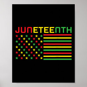 Juneteenth Flag - Black History - African Civil Ri Poster