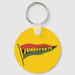 Juneteenth Flag Key Ring