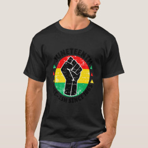 Juneteenth Free-ish Funny Retro African American C T-Shirt