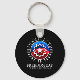 Juneteenth Freedom Day 1865 Black History Pride  Key Ring