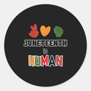 Juneteenth Freedom Day 2025 Black Pride Juneteenth Classic Round Sticker