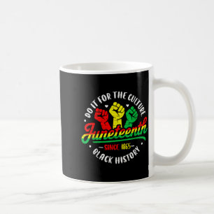 Juneteenth freedom day african june 19th black coffee mug
