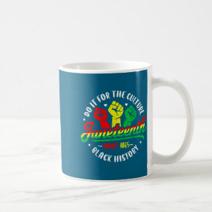 Juneteenth freedom day african june 19th black coffee mug