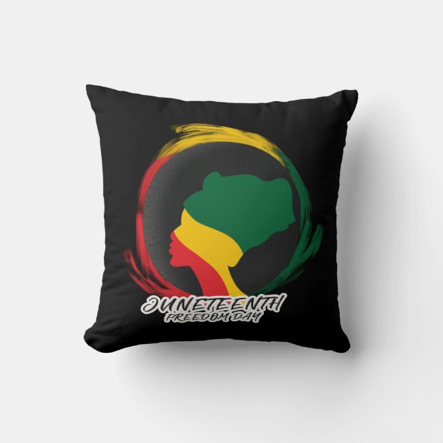 Juneteenth Freedom Day Black History   Cushion (Front)