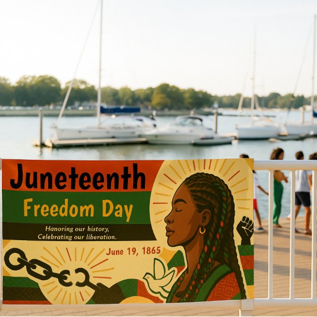 Juneteenth Freedom Day Emancipation Celebration Banner (Creator Uploaded)