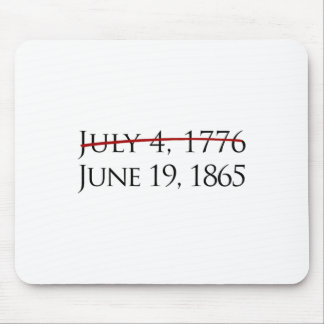 Juneteenth Freedom Day June 19  Mouse Pad
