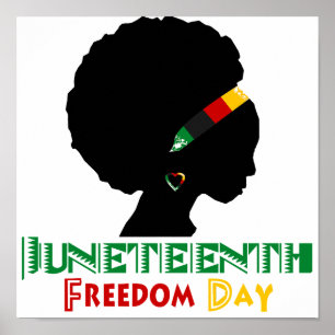 Juneteenth Freedom Day Poster