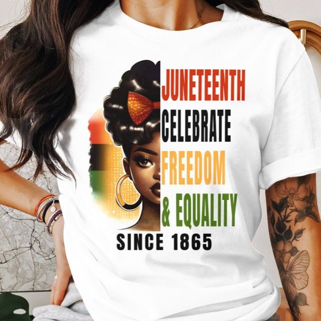 Juneteenth Freedom & Equality - African American T-Shirt (Creator Uploaded)