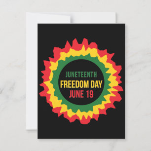 Juneteenth Freedom Liberation June 19th Postcard