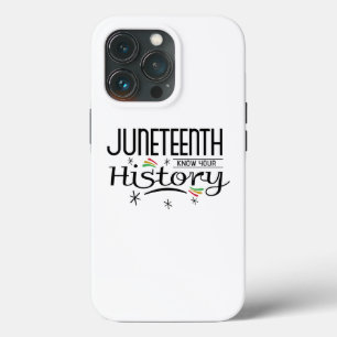 Juneteenth, Freedom of African American. iPhone 13 Pro Case