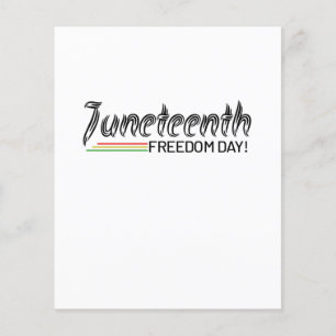 Juneteenth, Freedom of African American. Flyer