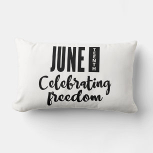 Juneteenth, Freedom of African American. Lumbar Cushion