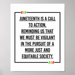 Juneteenth, Freedom of African American. Poster