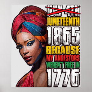 Juneteenth Freedom  Poster