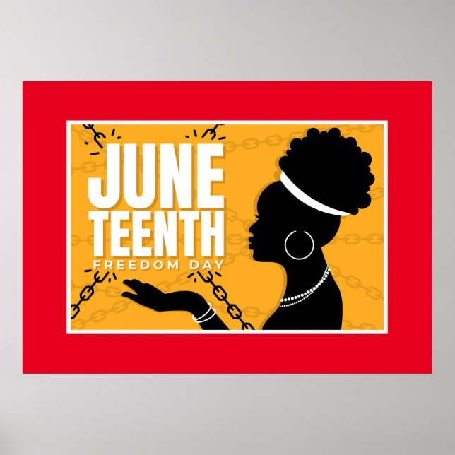 Juneteenth Freedom Poster  (Front)