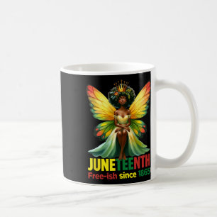 Juneteenth Freeish Since 1865 Black African Afro F Coffee Mug