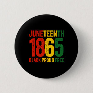 Juneteenth Freeish Since 1865 Black History Women 6 Cm Round Badge